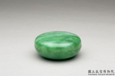 图片[2]-Jadeite box for seal paste, Qing dynasty (1644-1911)-China Archive